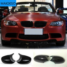 2PCS  Carbon Fiber/ABS Mirror Cover E90 Car Rearview Mirror Cap Cover Direct Replace For BMW E90 E91 08-11 E92 E93 10-13 LCI 2024 - buy cheap