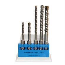 5pcs Carbide Electric Hammer Drill SDS-PLUS Cement Slot Cement Bit Reinforced Concrete Drill Bit 2024 - buy cheap