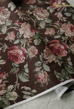 ZENGIA 160x50 см большой пион роза цветок хлопок саржа ткань для DIY Детская одежда ткань сделать постельные принадлежности одеяло украшение дома 2024 - купить недорого