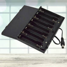 Caja de pilas AA de 12V, caja de pilas de bricolaje, con cable, interruptor de encendido/apagado con cubierta, 1 ud. 2024 - compra barato