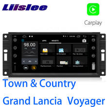 LiisLee-Radio con GPS para coche, reproductor Multimedia con Audio estéreo, estilo Original, NAVI, para Chrysler Town & Country Grand Lancia Voyager 2024 - compra barato