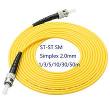 5PCS/bag ST/ UPC-ST/ UPC Simplex mode fiber optic patch cord Cable 2.0mm or 3.0mm FTTH fiber optic jumper cable 2024 - buy cheap