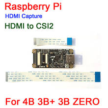 2020 Raspberry Pi HDMI Capture HDMI interface to CSI2 CSI-2 HDMI to CSI board for PI 4B 3B+ 3B ZERO TC358743XBG 2024 - buy cheap