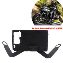 For DUCATI MULTISTRADA 1200 2015 2016 2017 Stand Holder Phone Mobile Phone GPS Plate Bracket 2024 - buy cheap