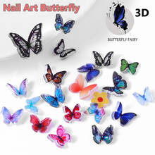 1 Sheet DIY 3D Butterfly 13 Style Mini Nail Art Decor 2020 Creative Nail Sticker Fashion Women Nail Beauty Resin Decal Accessory 2024 - buy cheap