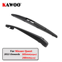 KAWOO Car Rear Wiper Blade Blades Back Window Wipers Arm For Nissan Quest Hatchback (2013 Onwards) 305mm Auto Windscreen Blade 2024 - buy cheap
