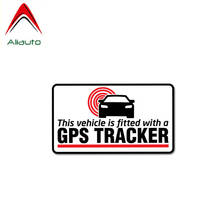 Aliauto Warning Car Sticker GPS Tracker Fitted Decal Accessories PVC for Vw Volvo Honda Civic Mitsubishi Lada Mazdam,11cm*6cm 2024 - buy cheap