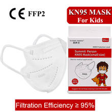 KN95 Kid Masks Children Mascarillas thicker KN95 Dust Mask Protective Mouth FFP2 Mask Respirator FFP3 2024 - buy cheap