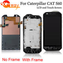 Pantalla LCD de 4,7 "para Caterpillar CAT S60, montaje de digitalizador con pantalla táctil y Marco, piezas de repuesto 2024 - compra barato