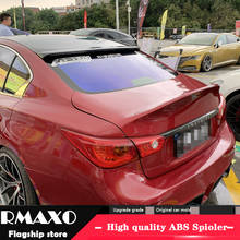 For Infiniti Q50 Roof Spoiler 2014-2015 Q50s Roof Spoiler High Quality  ABS Material Car Rear Wing Primer Color Rear Spoiler 2024 - buy cheap