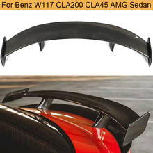 Задний багажник из углеродного волокна, спойлер, крыло для Mercedes-Benz CLA Class W117 Sedan 2013-2019 2024 - купить недорого