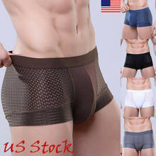 Breathable Mens Boxer L-XXXL Cotton Homme Sexy Underwear Bamboo Fiber Men Shorts Bulge Pouch Underpants Male Plus Size 2024 - buy cheap