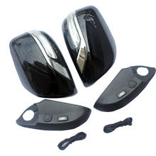Cubierta de espejo retrovisor lateral de coche, accesorios de repuesto para Toyota Land Cruiser 200, FJ200, 2008, 2009, 2010, 2011 2024 - compra barato