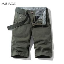 Men's Shorts 2021 Summer Solid Color Fashion Casual Cargo Pants Male Street Jogging Quick-drying Breathable Casual Shorts Men 2024 - buy cheap