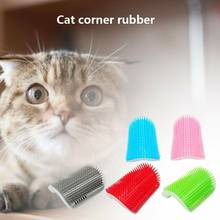 1PC Pet Products For Cats Brush Corner Cat Massage Self Groomer Comb Brush With Catnip Cat Rubs The Face A Tickling Comb 2024 - buy cheap