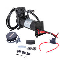 Compressor de suspensão de ar para carro, 12v, universal, 200 psi, tomada de bomba 1/4 com acessórios 2024 - compre barato