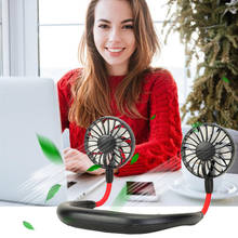 Mini USB Portable Fan Neck Fan Neckband With Rechargeable Battery Desk Fans Handheld Air Cooler Conditioner for Room Outdoor Car 2024 - buy cheap