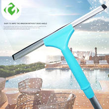 Household Glass Cleaning Long rod retractable aluminum rod portable scraper wall cleaning tool Rubber window cleaner Accessories 2024 - buy cheap