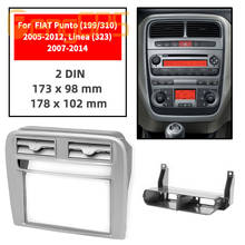 11-750 Car audio panel frame For FIAT Punto (199/310)/ Linea (323)  Stereo Fascia Dash CD Trim Installation Kit Facial frame 2024 - buy cheap