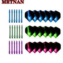 New high-quality aluminum dart shaft and professional popular PET dart wing pattern soft and steel dart flying dart accessories 2024 - buy cheap