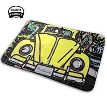 Bugaloo Soft House Family Anti-Slip Mat Rug Carpet Beetle Car Classic Bug V Dub German Vehicle Cute Motoring Travel Yellow 2024 - buy cheap