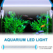Luz LED impermeable para pecera, lámpara subacuática para decoración de acuarios, iluminación para plantas, 18-58CM 2024 - compra barato