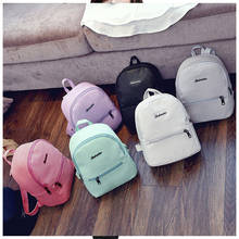 Mini Backpack Women Korean Style PU Leather Shoulder Bag For Teenage Girls Multi-Function Small Bagpack Female Mochila Mujer #YJ 2024 - buy cheap