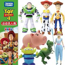 Оригинальная экшн-фигурка TAKARA TOMY Toy Story 4, Интерактивная звуковая кукла, модель Базз Лайтер, игрушки, подарки на день рождения 2024 - купить недорого