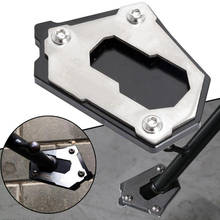 Suporte lateral para motocicleta, placa de extensão de apoio maior para bmw r 1200 gs lc r1200gs r1200gs adv adventure 14-16 2024 - compre barato