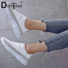 DORATASIA New Ladies Flat Platform Spring Autumn Sneakers 2020 Flats Women Fashion shoelace Casual Comfortable Shoes Woman 2024 - buy cheap