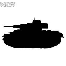 Volkrays индивидуальная наклейка для автомобиля Panzer Tank военные аксессуары с защитой от царапин Светоотражающая Водонепроницаемая виниловая наклейка, 7 см * 15 см 2024 - купить недорого
