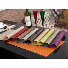 Pvc placemat table mat insulation pad thickening Continental hotel gift western food pad home decoration American placemat 2024 - buy cheap