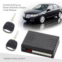 Keyless Entry System Central Locking Car Alarm Remote Control Key For Door Power Windows Trunk Release Automation Universal PKE 2024 - buy cheap