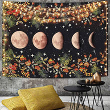 Star Sun Moon And Flowers Tapestry Wall Hanging Ancient Wall Tapestry Hippie Tapestry Trippy Wall Carpets  Psychedelic Tapestry 2024 - buy cheap