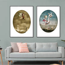 Home Decor Nicoletta Ceccoli Canvas Prints Painting Doll Poster Wall Art Modular Fairy Tale World Picture For Bedside Background 2024 - buy cheap