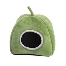 Q9QF Guinea Pigs Bed Hamster Hideout Cozy House Bed for Chinchilla Ferret Hedgehog Sugar Glider Hammock 2 in 1 Functional Small 2024 - buy cheap