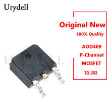 5 шт. AOD409 D409 P-Channel MOSFET транзистор TO-252 Новый и оригинальный 2024 - купить недорого