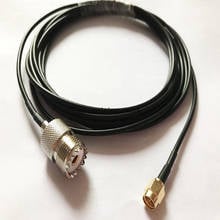 SMA Male to UHF SO239 Female Connector RG174 RF Coaxial Pigtail Jumper Cable  1m 3m 5m 10m 2024 - buy cheap
