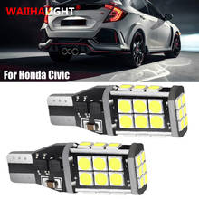 2x canbus t16 t15 921 w16w conduziu a lâmpada do carro de backup luz reversa para honda accord civic 4d crv caber fluxo piloto insight luzes de freio 2024 - compre barato