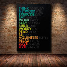 Office Decor Wall Art Motivational Phrases Poster Inspiring Words Wall Art No Pain No Gain Canvas Painting Prints No Frame 2024 - buy cheap