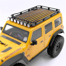 Roof Rack Luggage Carrier Spotlights Ladder for Axial SCX-24 1/24 RC Car Modification Durable Part 2024 - buy cheap