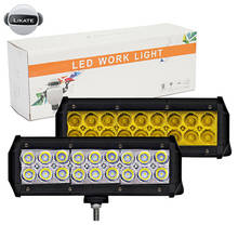 Barra de luz led lk 9 para trabalho, 54w, feixe de luz de trabalho com montagem para offroad, suv, atv, utv, lâmpada automotiva 12v, 24v 2024 - compre barato