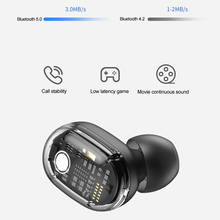 True Bluetooth V5.0 Earphone TWS Wireless Headphones Sport Handsfree Earbuds 6D Stereo Gaming Headset With Mic Charging Box 2024 - buy cheap