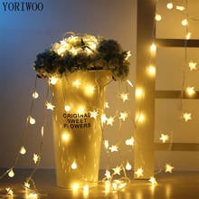 Joriwoo 3 м сказочные светодиодные гирлянды на батарейках романтические Mrs Свадебные украшения подарки на день рождения Рождественская гирлянда светодиодная лампа 2024 - купить недорого