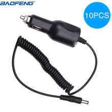 10 pçs linha de cabo bateria baofeng UV-5R carga do carro para UV-82 UV-5RE UV-9R UV-XR UV-S9 GT-3 mais carregador walkie talkie acessórios 2024 - compre barato