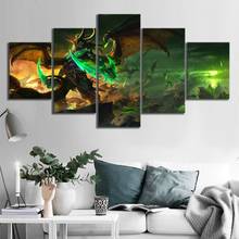 Illidan Game 5 Piece Home Painting Decorative HD Print Wall Art Canvas Art For Living Wall Art Painting Home Decor 2024 - buy cheap