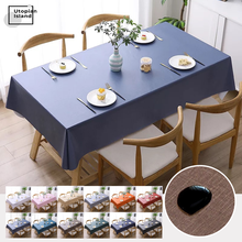 PVC Table Cloth Silicone Tablecloths For The Table Round Tablecloth Oilcloth For Table Kitchen Stain Tablecloth Waterproof 2024 - buy cheap