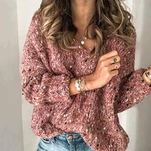 Casual Women Sweaters Winter Autumn Winter Long Sleeve V Neck Woolen Knitwear Pullover Sweater Women Pullovers Sweaters 2024 - buy cheap