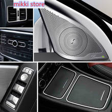 Car Inner Door Audio Speaker Gearshift Panel Door Armrest Cover Trim Sticker for Mercedes Benz A Class W176 GLA X156 Accessories 2024 - buy cheap