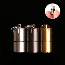 Mini Compact Kerosene Lighter Capsule Gasoline Lighter Inflated Key Chain Petrol Lighter Grinding Wheel Lighter Outdoor Tools 2024 - buy cheap